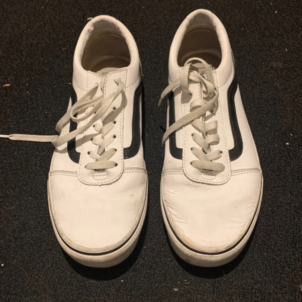 Vans leather shoes